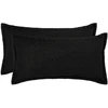 Pagalvėlės užvalkalas 2 pcs HOUTEN Juoda 40 x 80 cm Bouclé