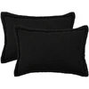 Pagalvėlės užvalkalas 2 pcs HOUTEN Juoda 30 x 50 cm Bouclé