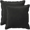 Pagalvėlės užvalkalas 2 pcs HOUTEN Juoda 30 x 30 cm Aksomas