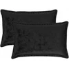 Pagalvėlės užvalkalas 2 pcs HOUTEN Juoda 40 x 60 cm Flanelė