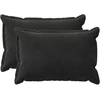 Pagalvėlės užvalkalas 2 pcs HOUTEN Juoda 30 x 50 cm Aksomas