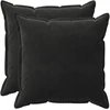 Pagalvėlės užvalkalas 2 pcs HOUTEN Juoda 65 x 65 cm Aksomas