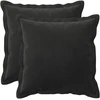 Pagalvėlės užvalkalas 2 pcs HOUTEN Juoda 30 x 30 cm Aksomas