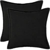 Pagalvėlės užvalkalas 2 pcs HOUTEN Juoda 45 x 45 cm Bouclé