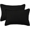 Pagalvėlės užvalkalas 2 pcs HOUTEN Juoda 50 x 75 cm Bouclé