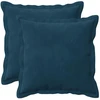 Pagalvėlės užvalkalas 2 pcs HOUTEN Mėlyna 40 x 40 cm Aksomas