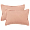 Pagalvėlės užvalkalas 2 pcs HOUTEN Rožinė 50 x 75 cm Bouclé