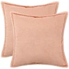 Pagalvėlės užvalkalas 2 pcs HOUTEN Rožinė 80 x 80 cm Bouclé