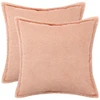 Pagalvėlės užvalkalas 2 pcs HOUTEN Rožinė 60 x 60 cm Bouclé