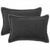 Pagalvėlės užvalkalas 2 pcs HOUTEN Tamsiai pilka 50 x 75 cm