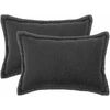 Pagalvėlės užvalkalas 2 pcs HOUTEN Tamsiai pilka 50 x 70 cm