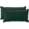 Pagalvėlės užvalkalas 2 pcs HOUTEN Tamsiai žalia 40 x 70 cm