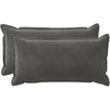 Pagalvėlės užvalkalas 2 pcs HOUTEN Tamsiai pilka 40 x 70 cm