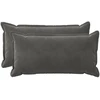 Pagalvėlės užvalkalas 2 pcs HOUTEN Tamsiai pilka 40 x 70 cm