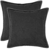Pagalvėlės užvalkalas 2 pcs HOUTEN Tamsiai pilka 35 x 35 cm
