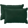Pagalvėlės užvalkalas 2 pcs HOUTEN Tamsiai žalia 40 x 60 cm