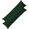 Pagalvėlės užvalkalas 2 pcs HOUTEN Tamsiai žalia 40 x 145 cm