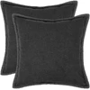 Pagalvėlės užvalkalas 2 pcs HOUTEN Tamsiai pilka 70 x 70 cm