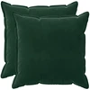 Pagalvėlės užvalkalas 2 pcs HOUTEN Tamsiai žalia 55 x 55 cm