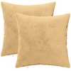 Pagalvėlės užvalkalas 2 vnt. HEERLEN Taupe 45 x 45 cm Flanelė