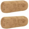 Pagalvėlės užvalkalas 2 vnt. HEERLEN Taupe Ø 15 x 40 cm