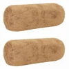 Pagalvėlės užvalkalas 2 vnt. HEERLEN Taupe Ø 15 x 40 cm