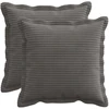 Pagalvėlės užvalkalas 2 vnt. HOUTEN Tamsiai pilka 35 x 35 cm