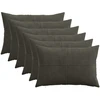 Pagalvėlės užvalkalas 6 pcs ALMELO Antracito 50 x 80 cm