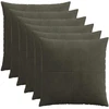 Pagalvėlės užvalkalas 6 pcs ALMELO Antracito 60 x 60 cm