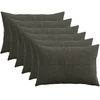 Pagalvėlės užvalkalas 6 pcs ALMELO Antracito 30 x 50 cm