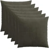 Pagalvėlės užvalkalas 6 pcs ALMELO Antracito 55 x 55 cm