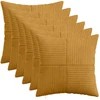 Pagalvėlės užvalkalas 6 pcs ALMELO Geltona 40 x 40 cm mančester
