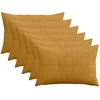 Pagalvėlės užvalkalas 6 pcs ALMELO Geltona 50 x 80 cm mančester
