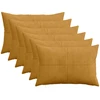 Pagalvėlės užvalkalas 6 pcs ALMELO Geltona 50 x 70 cm mančester