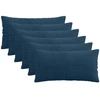 Pagalvėlės užvalkalas 6 pcs ALMELO Jūrinė mėlyna 40 x 70 cm