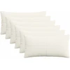 Pagalvėlės užvalkalas 6 pcs ALMELO Kreminė 40 x 80 cm mančester