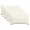 Pagalvėlės užvalkalas 6 pcs ALMELO Kreminė 40 x 80 cm mančester