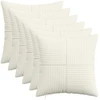 Pagalvėlės užvalkalas 6 pcs ALMELO Kreminė 35 x 35 cm mančester