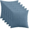 Pagalvėlės užvalkalas 6 pcs ALMELO Mėlyna 35 x 35 cm mančester