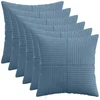 Pagalvėlės užvalkalas 6 pcs ALMELO Mėlyna 45 x 45 cm mančester