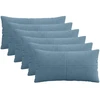 Pagalvėlės užvalkalas 6 pcs ALMELO Mėlyna 40 x 70 cm mančester