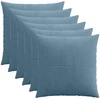 Pagalvėlės užvalkalas 6 pcs ALMELO Mėlyna 55 x 55 cm mančester