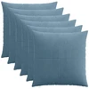 Pagalvėlės užvalkalas 6 pcs ALMELO Mėlyna 60 x 60 cm mančester