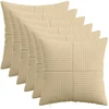 Pagalvėlės užvalkalas 6 pcs ALMELO Pilkai žalia 40 x 40 cm