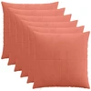 Pagalvėlės užvalkalas 6 pcs ALMELO Raudona oranžinė 65 x 65 cm