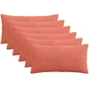 Pagalvėlės užvalkalas 6 pcs ALMELO Raudona oranžinė 40 x 70 cm