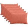 Pagalvėlės užvalkalas 6 pcs ALMELO Raudona oranžinė 40 x 60 cm