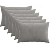 Pagalvėlės užvalkalas 6 pcs ALMELO Šviesiai pilka 50 x 80 cm