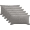 Pagalvėlės užvalkalas 6 pcs ALMELO Šviesiai pilka 40 x 70 cm
