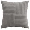 Pagalvėlės užvalkalas 6 pcs ALMELO Šviesiai pilka 45 x 45 cm